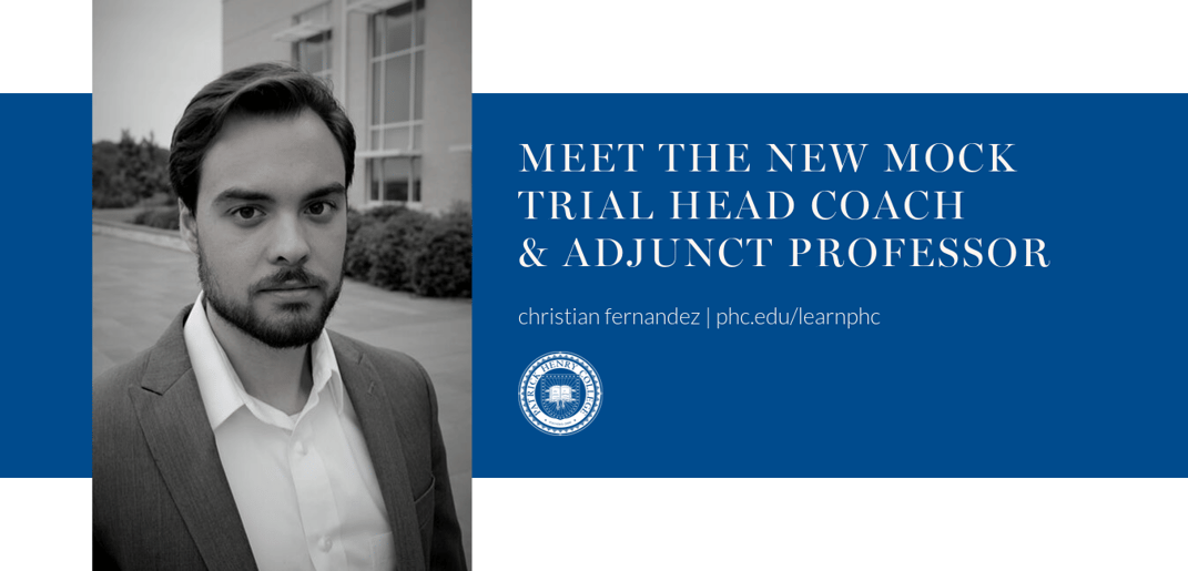 Meet the New Mock Trial Coach & Adjunct Professor