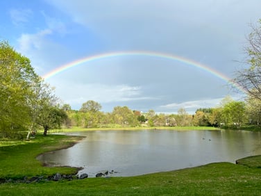 Lake Bob rainbow