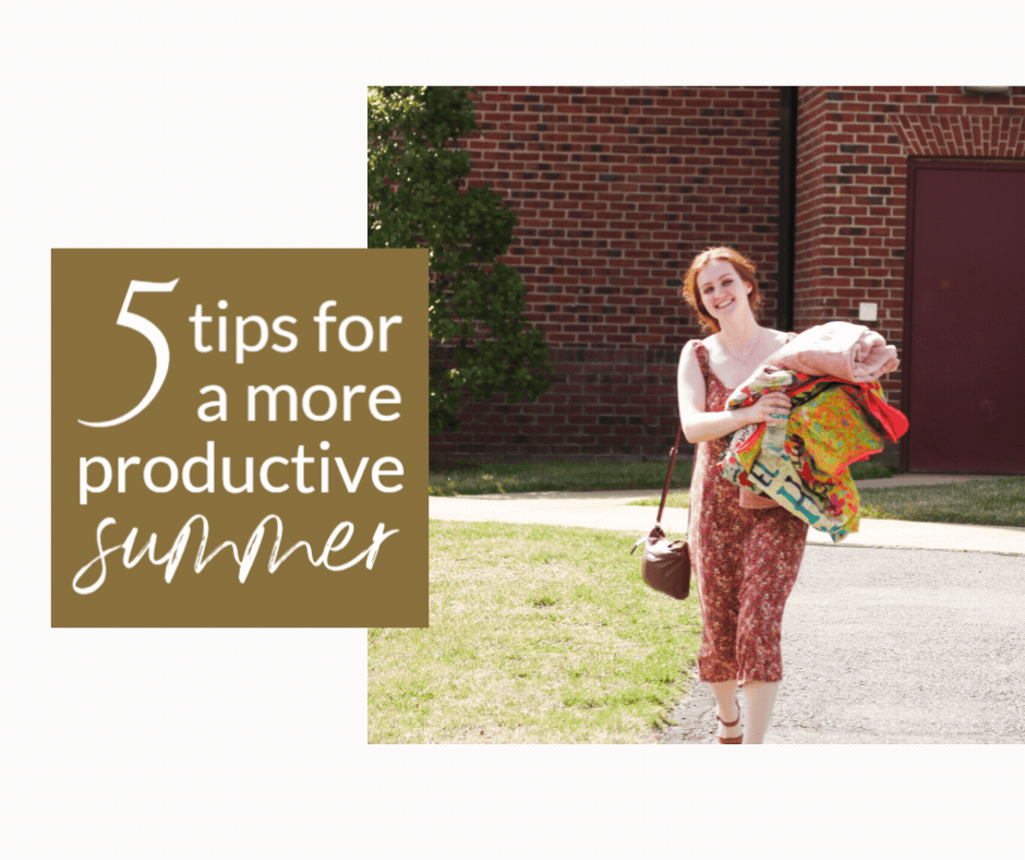 5 tips for a more productive summer