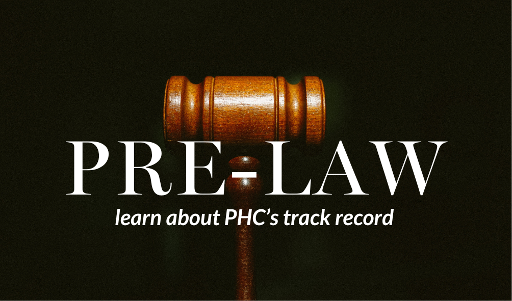 PHC has one of the top pre-law programs in the nation