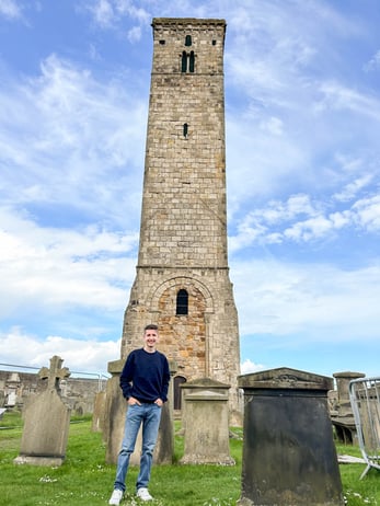 Titus at St. Andrews in Scotland