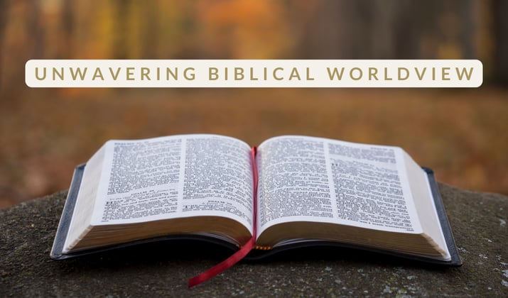 An unwavering biblical worldview is PHC's third distinctive