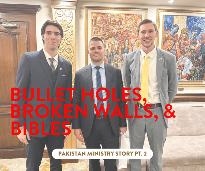 Student stories from President Haye's recent ministry trip to Pakistan