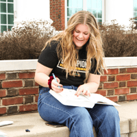 students having fun in the sun